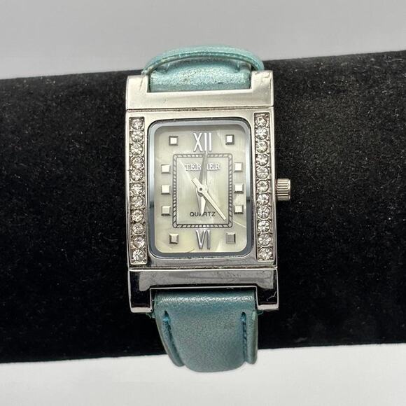 Silver blue watch - Picture 1 of 2
